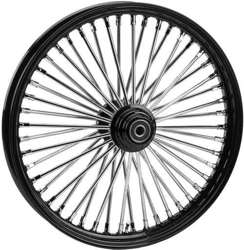 Harddrive Front Spoke Wheels - 48-SPK SD Black 23x3.5 WG-HUB 25m AXL 00 LTR