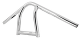 Burly Brand Jim 9" Rise TBW Handlebars - Chrome for Harley Sportster