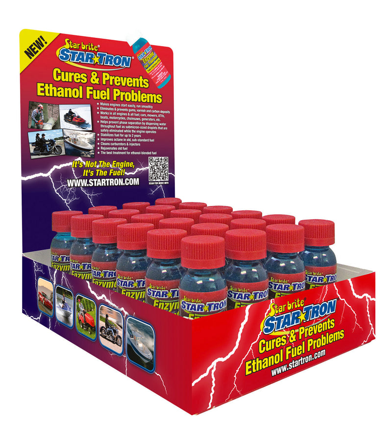 Star Brite Enzyme Fuel Treatment Display w/Product - 1oz 24/PK W/Counter Display