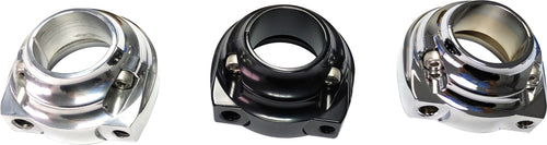 Harddrive Billet Throttle Clamp - Double Cable Screw IN Style Black