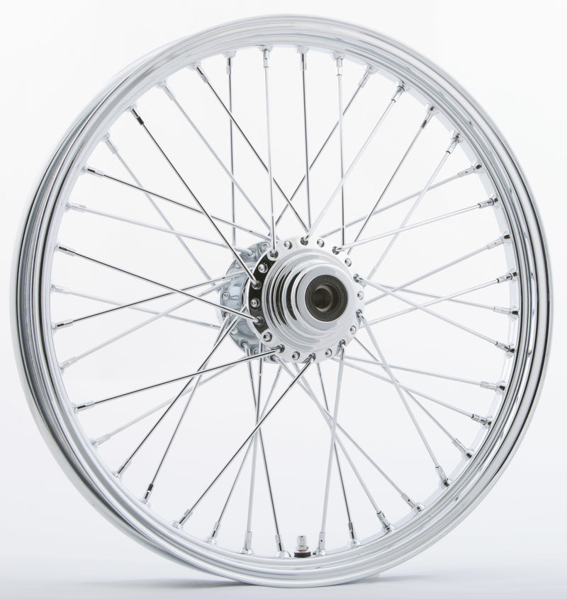 Harddrive Front 40 Spoke Wheels - 40-SPK SD Chrome 21x2.15 WG-HUB 3/4