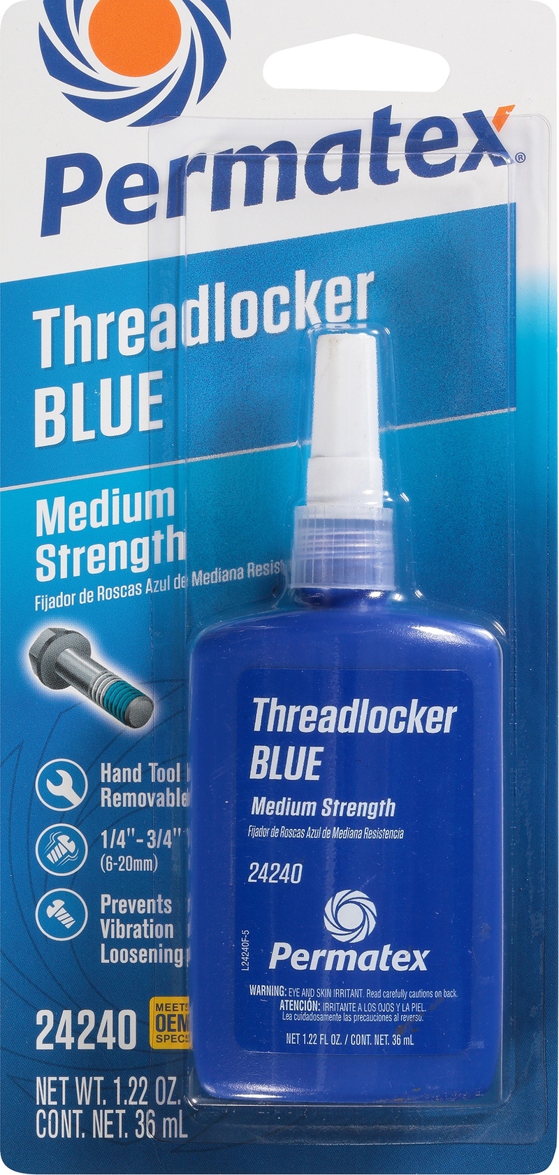Permatex Liquid Threadlocker - Blue 36 ML