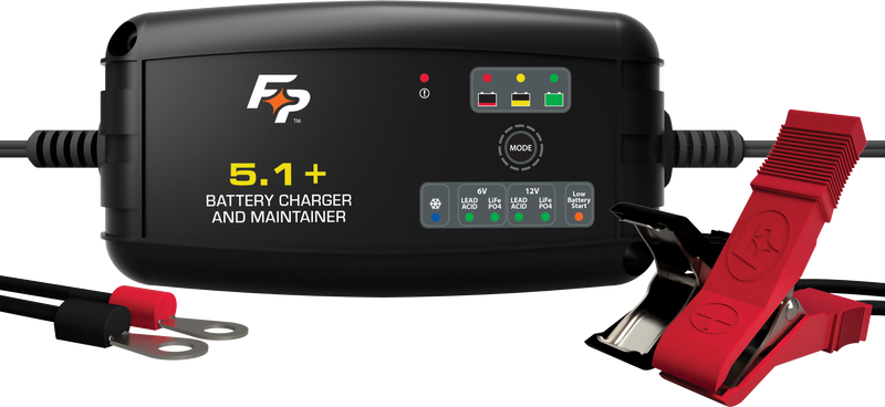 Fire Power Battery Charger 12V 5.1A - 6v/12v 5.1a
