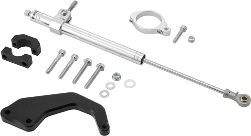 Harddrive Steering Damper - 2000-2008 FLT Silver