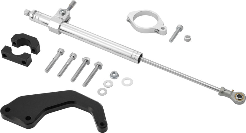 Harddrive Steering Damper - 2000-2008 FLT Silver