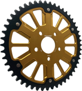 Supersprox Stealth 51T Gold Rear Sprocket - Harley-Davidson Touring, Softail & Dyna