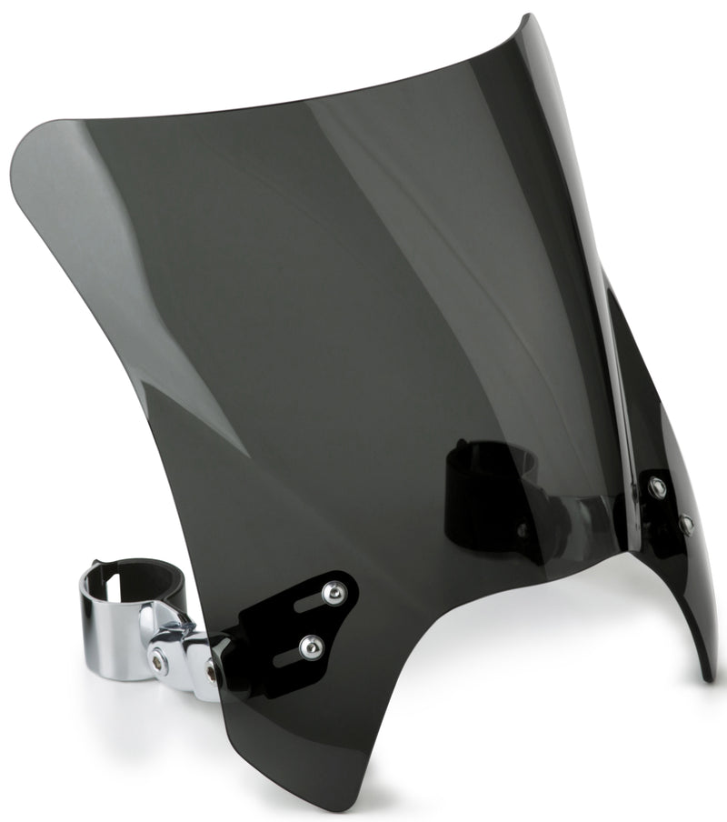 National Cycle Mohawk Windshield - Dark Tint Chrome Hardware