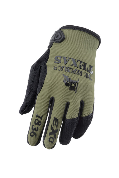 Scorpion EXO Moto-Flex Lone Star Olive/Black 3XL Gloves - Harley & Indian V-Twin