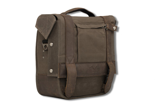 Burly Brand Single Saddlebag - Dark OAK