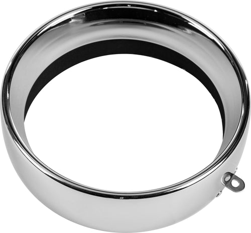 Harddrive Frenched Headlight Trim Ring - Chrome 5-3/4 TAB Style