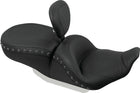 Mustang Motorcycle 1 Piece with Driver Backrest Black Pearls — 1997-2007 Harley-Davidson