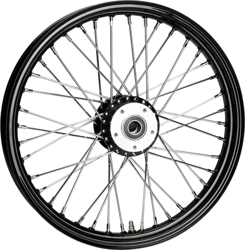 Harddrive Front Spoke Wheels - 40-SPK SD/DD Black 19x2.15 NG-HUB 3/4