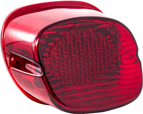 Letric Lighting Co Deluxe Slantback LED Tailight - Tailght RED Lense
