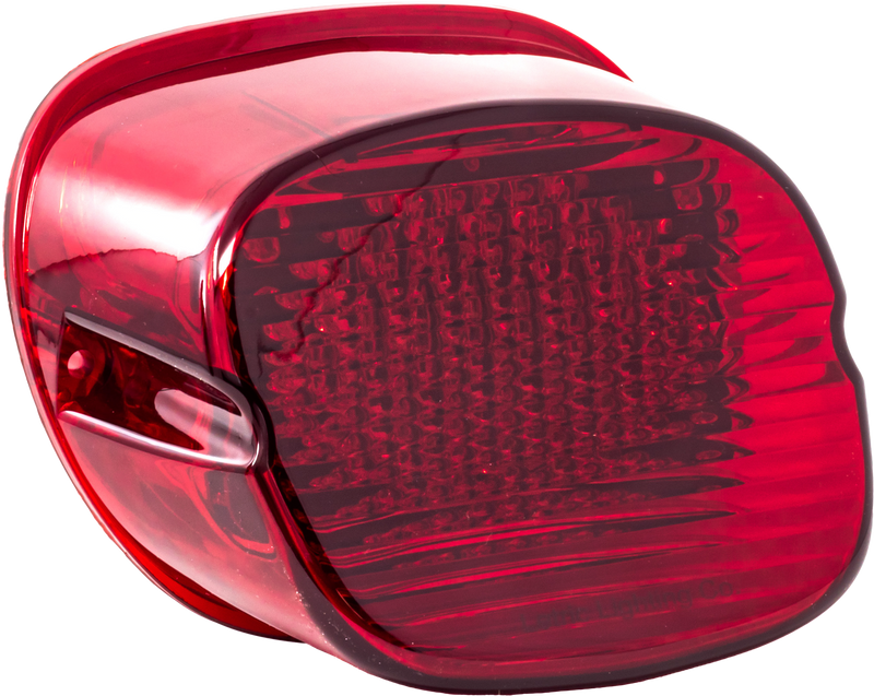 Letric Lighting Co Deluxe Slantback LED Tailight - Tailght RED Lense