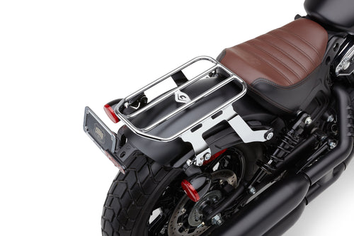 Cobra Detachable Tube Solo Luggage Rack for Indian - Chrome Scout Bobber 2018-2…