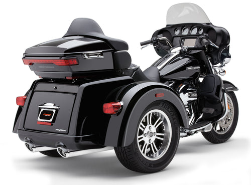 Cobra SLIP-ONS W/BILLET TIPS CHROME TRI-GLIDE 09-22 - 2009-2025