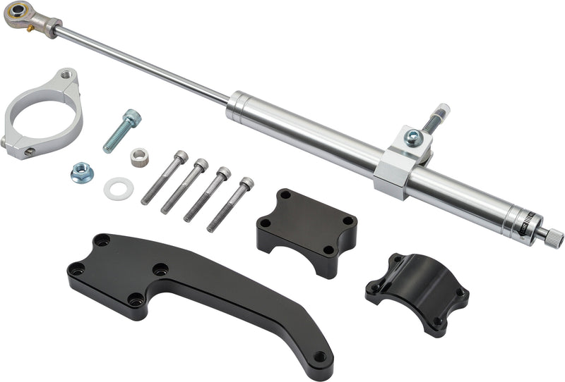 Harddrive Steering Damper - Silver 2017-2025 FLT