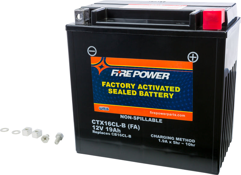 Fire Power Factory Activated Sealed Battery - Ctx16cl-B Sealed Factory Activated