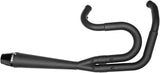 Sawicki 2-into-1 Full Length Exhaust - Big Inch Black - Harley Dyna