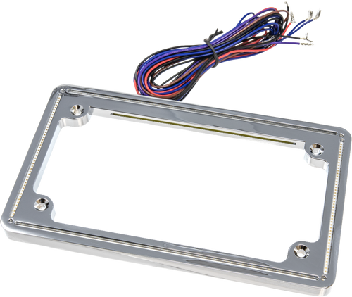 Letric Lighting Co Perfect Plate Light - Chrome Universal FIT