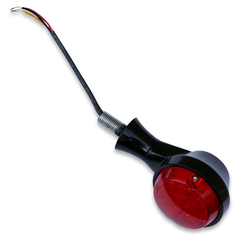Burly Brand Led Turn Signals - Signal RED Univ Black PR