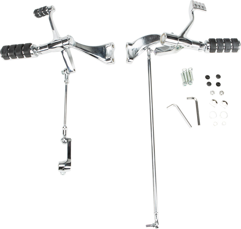 Harddrive Dyna XL Forward Control Kit - 2004-2013 CHR W/Rubber Band Pegs