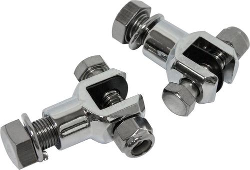 Harddrive Footpeg Clevis Mount - Mounts Chrome 1/2