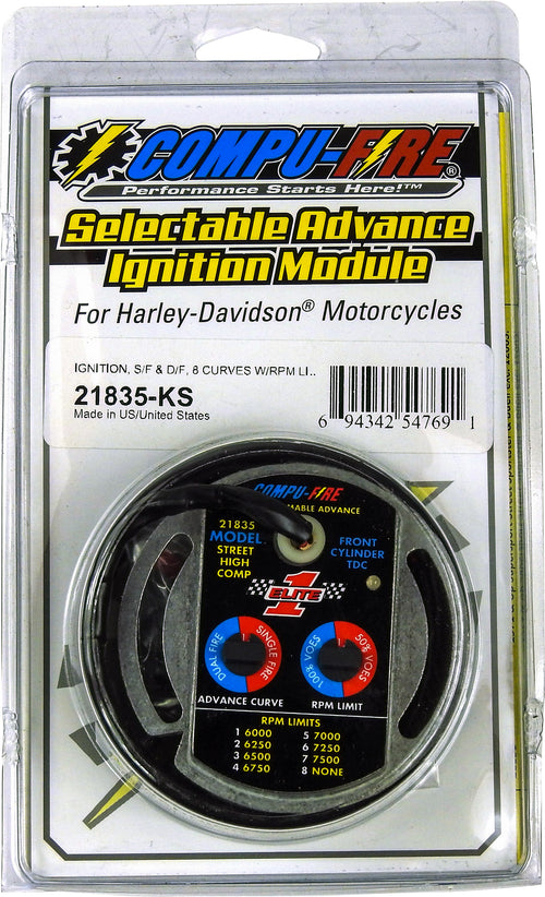 Compufire Elite Ignition Module - KIT Single/Dual Fire KS HI Perf.`1970-1999 BT…