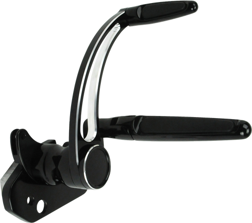 Hawg Halters Inc FLH Forward Controls - Cntrls Black Slotted FLH 2014-2025