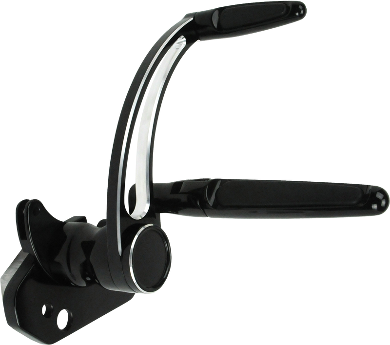 Hawg Halters Inc FLH Forward Controls - Cntrls Black Slotted FLH 2014-2025