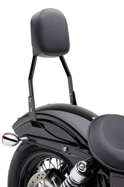 Cobra Square Sissy Bar - Black Flstf 2007-2017