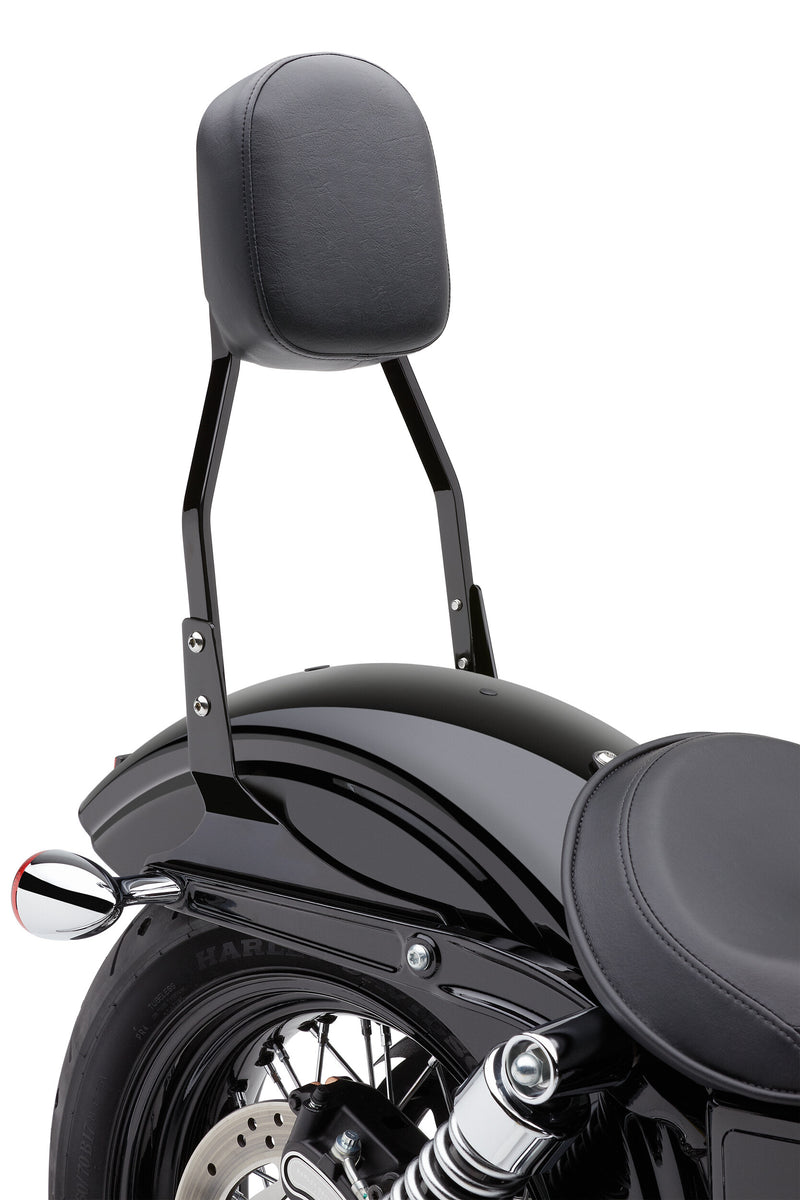 Cobra Square Sissy Bar - Black Flstf 2007-2017