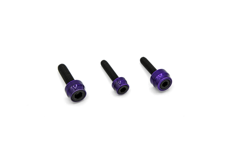 Santoro Fabworx Chacho's Bolt Kit - Purple M8 ENG Trans Prim BLK