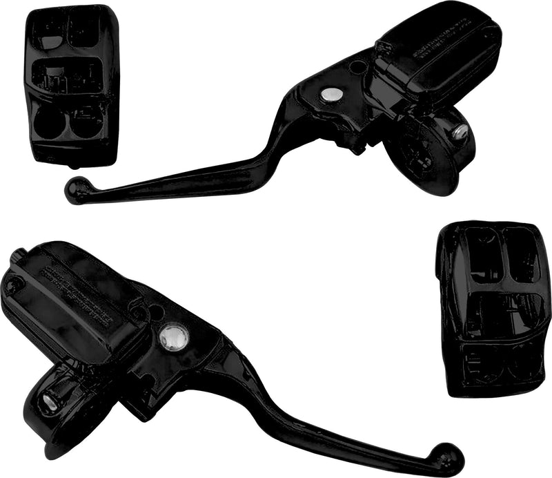 Harddrive '08-16 Handlebar Cable Clutch Style Controls - Control KIT BLK Cable…