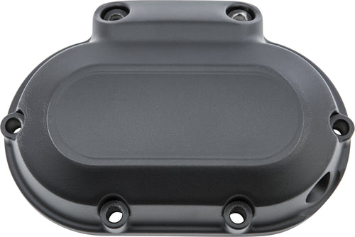 Harddrive Transmission Side Cover - Flat Black 6 Twin CAM 2007-2017 & Dyna 06