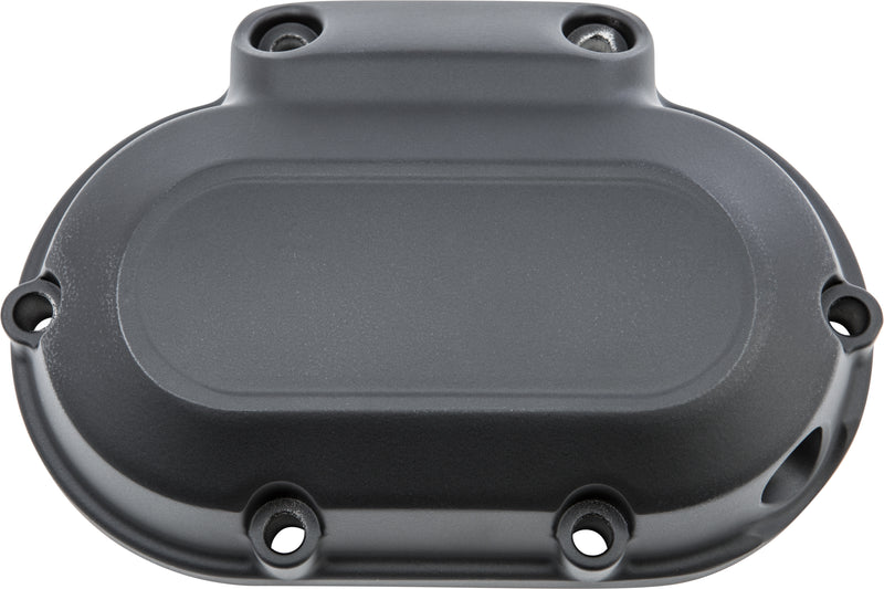 Harddrive Transmission Side Cover - Flat Black 6 Twin CAM 2007-2017 & Dyna 06