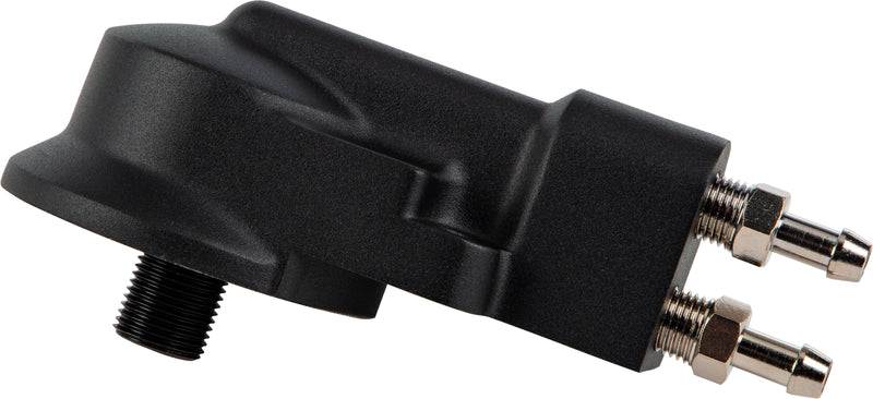 Harddrive Oil Filter Mount - Housing EVO 1992-1999 Black Wrinkle
