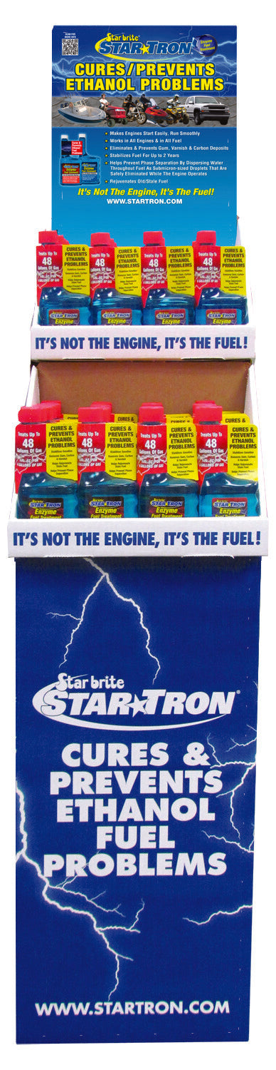 Star Brite Enzyme Fuel Treatment Display w/Product - 8oz 48/PK W/Floor Display