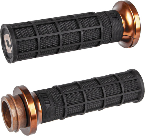 ODI V-Twin Lock On Grips - Black/Bronze Indian Touring