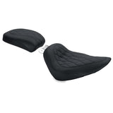 Mustang Motorcycle Solo Diamond Seat - P/N 76812 - Harley Softail Standard