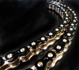 EK 3D Z QX2 X-Ring 530-150L Black/Gold Chain - Harley & Indian V-Twin