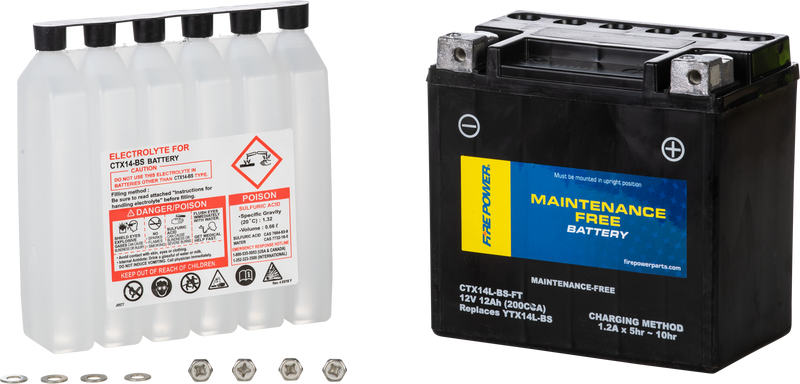 Fire Power Maintenance Free Sealed Battery - Ctx14l-BS-FT Maintenance Free