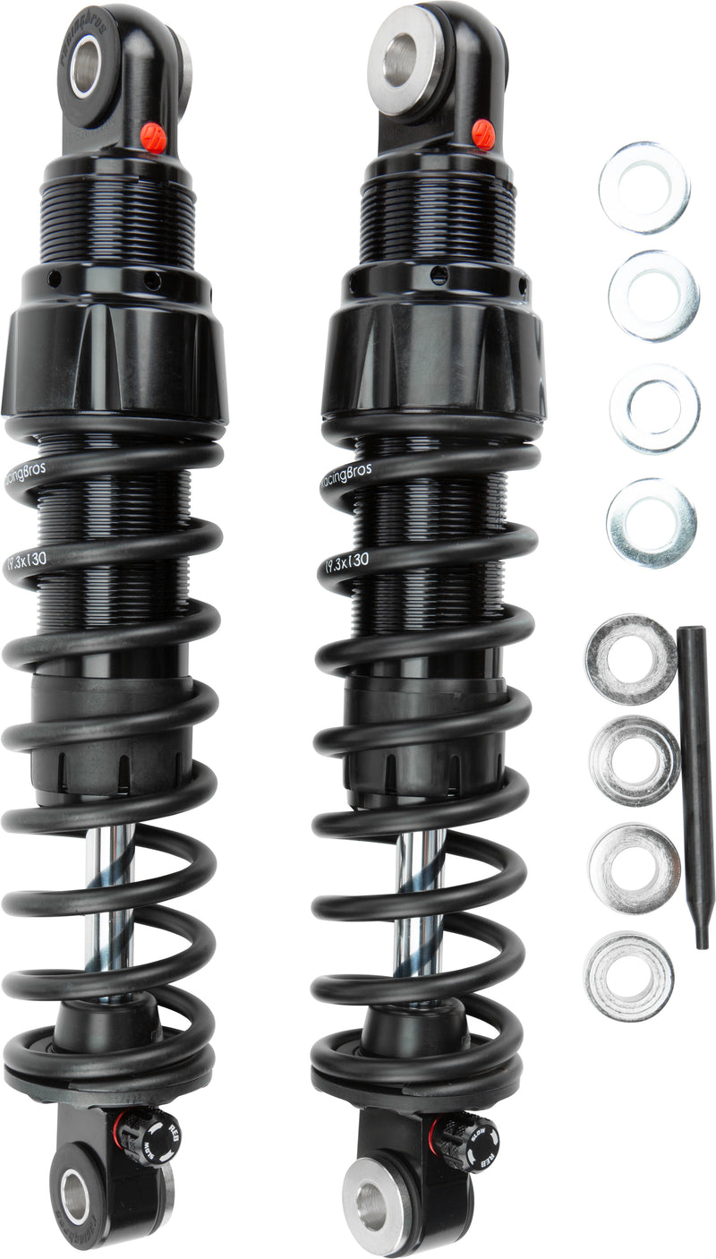 Bazooka Rear Preload/Rebound Adjustable Shocks - 1991-2020 Xl, 1982-1994 FXR 12…