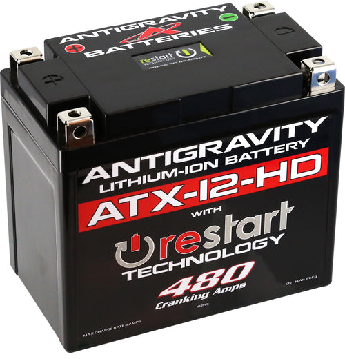 Antigravity Restart Lithium Battery - Atx12-HD-RS 480 CA