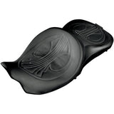 Danny Gray Standard Touring Longhaul 2-Up AIR Seat Backrest Ready - Harley Touring