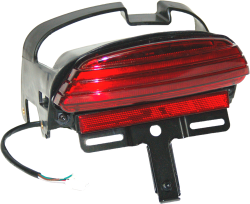 Letric Lighting Co Softail LED Tailight - RED Lense