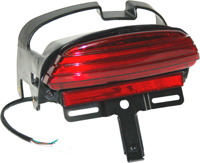 Letric Lighting Co Softail LED Tailight - RED Lense