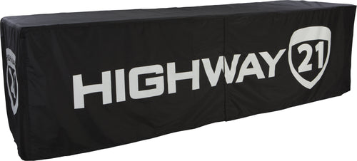 Highway 21 Table Cover - Black 8'