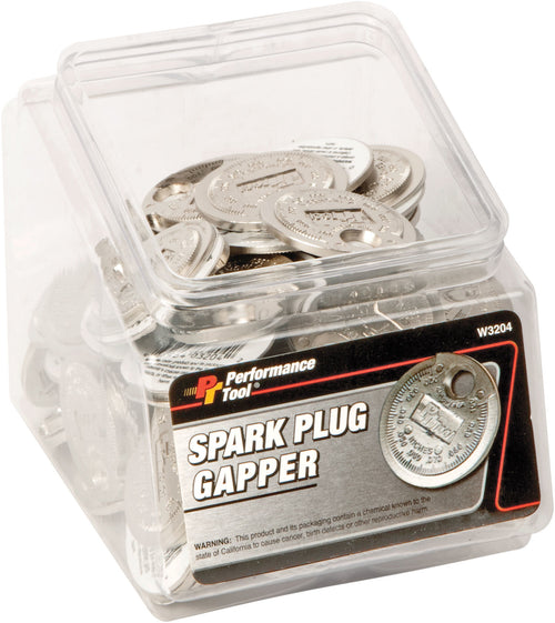 Performance Tool Fishbowl w/Spark Plug Gap Tool - 50/PK W/Fishbowl Counter Disp…