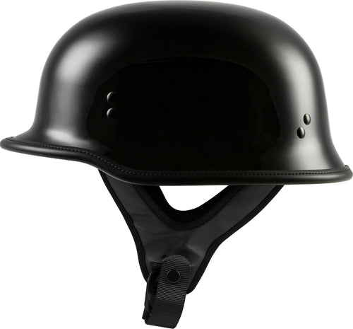 Highway 21 9mm Helmet - German Beanie Helmet Gloss Black XS